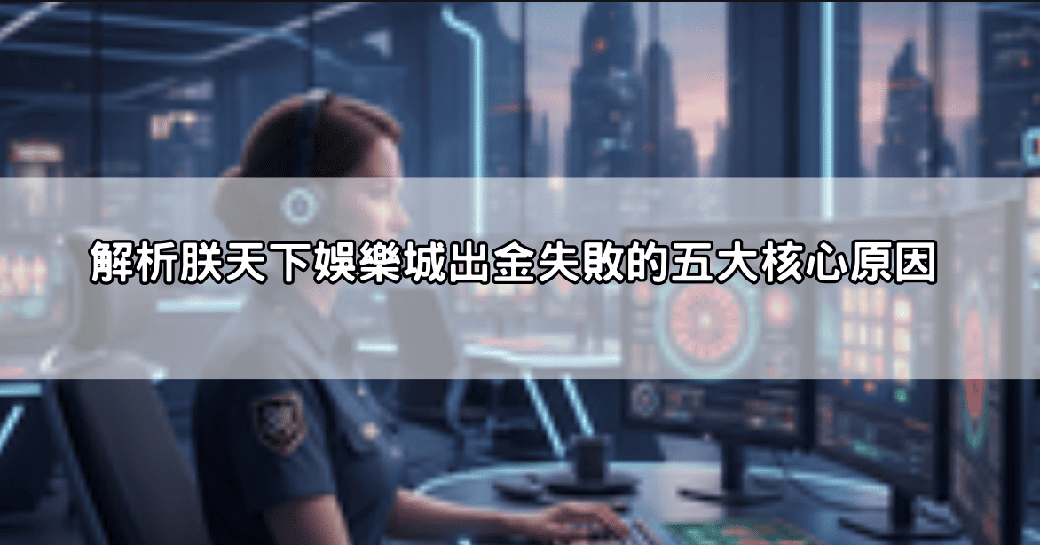 解析朕天下娛樂城出金失敗的五大核心原因